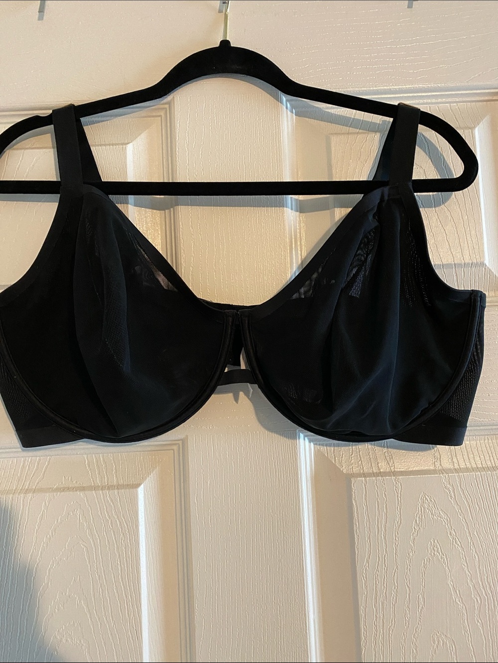 Women’s Auden partially sheer underwire bra -42DDD